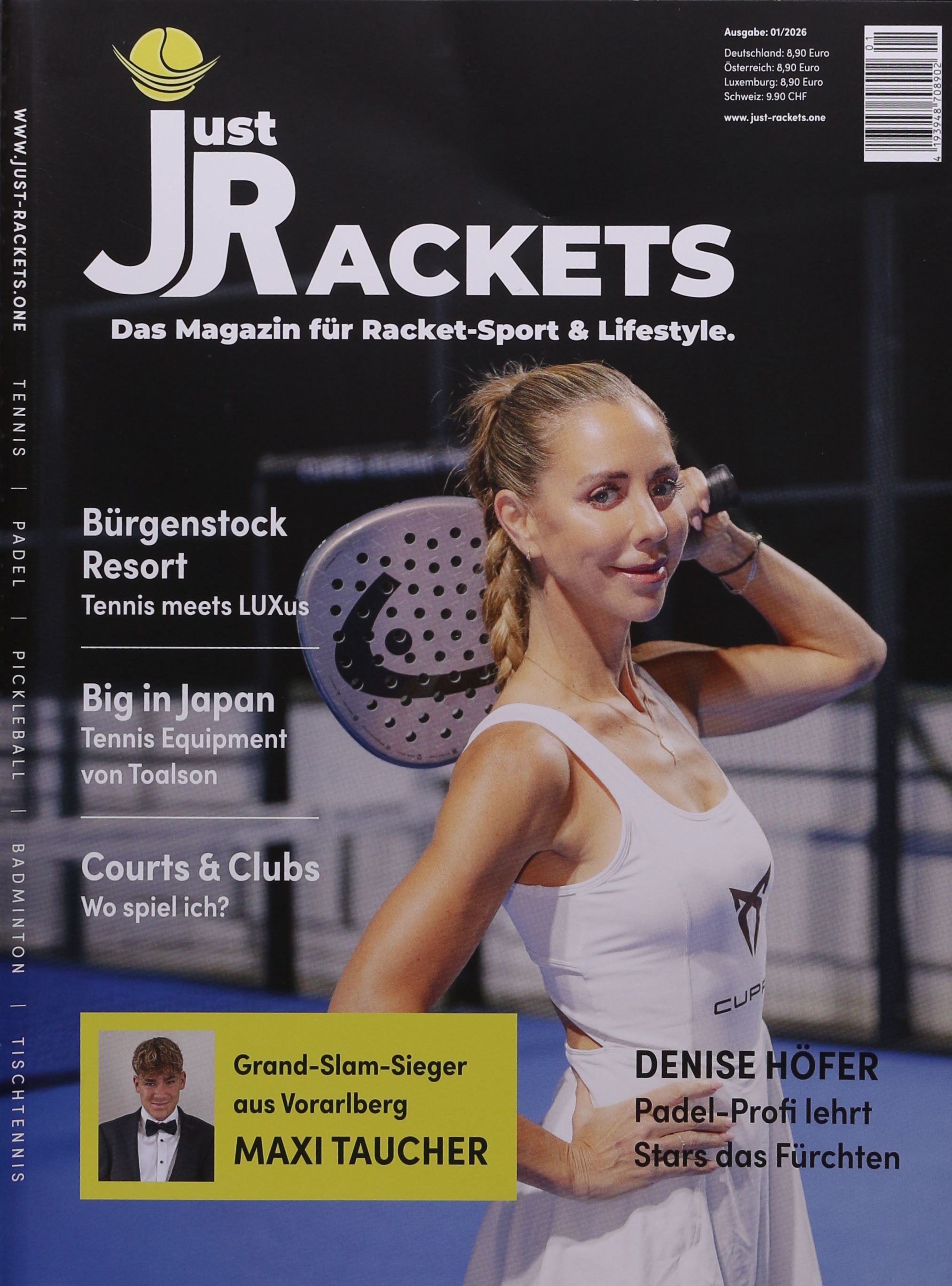 JUST RACKETS 1/2026 - Zeitungen und Zeitschriften online