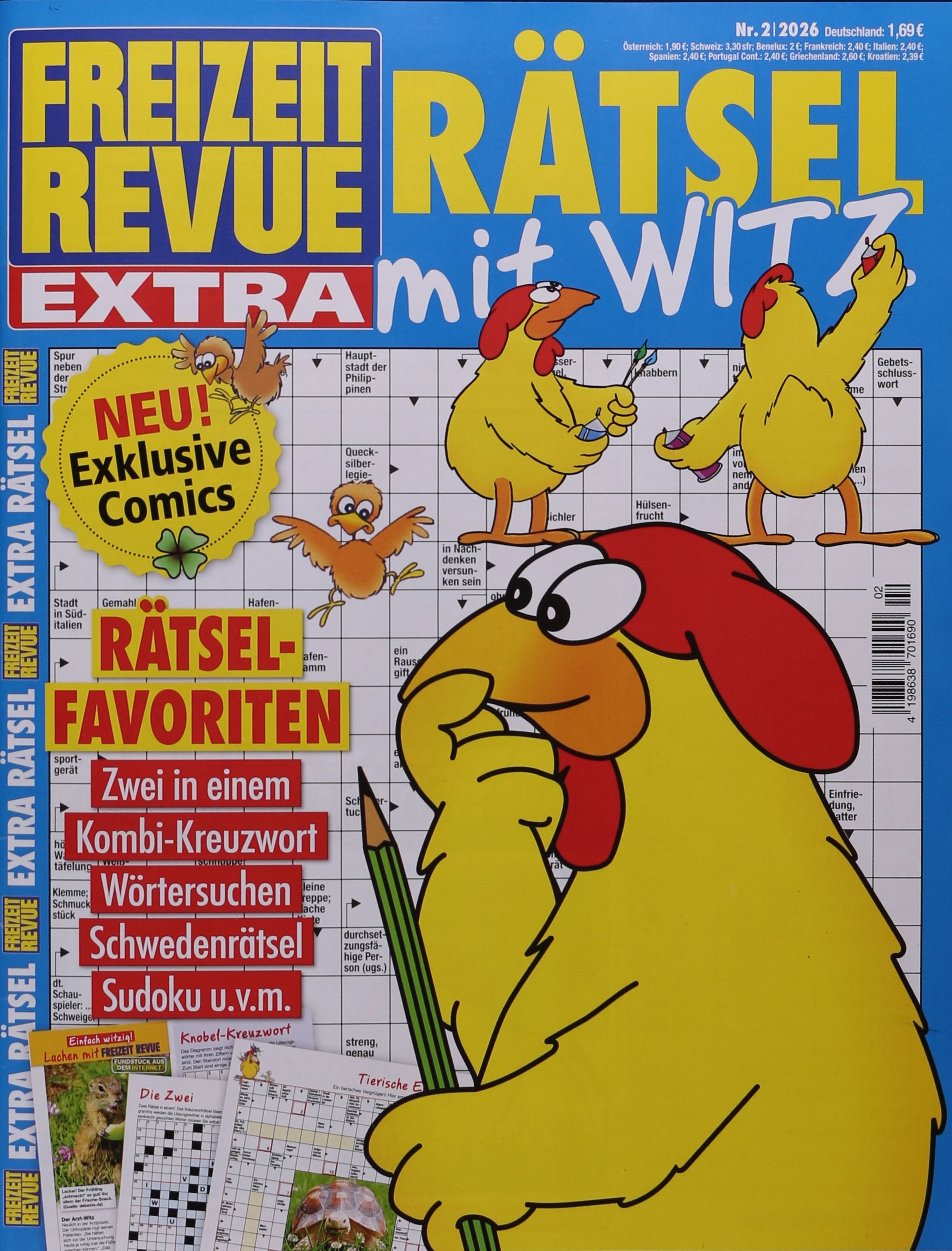 FREIZ.REV. EXRÄTSEL 2/2026 - Zeitungen und Zeitschriften online