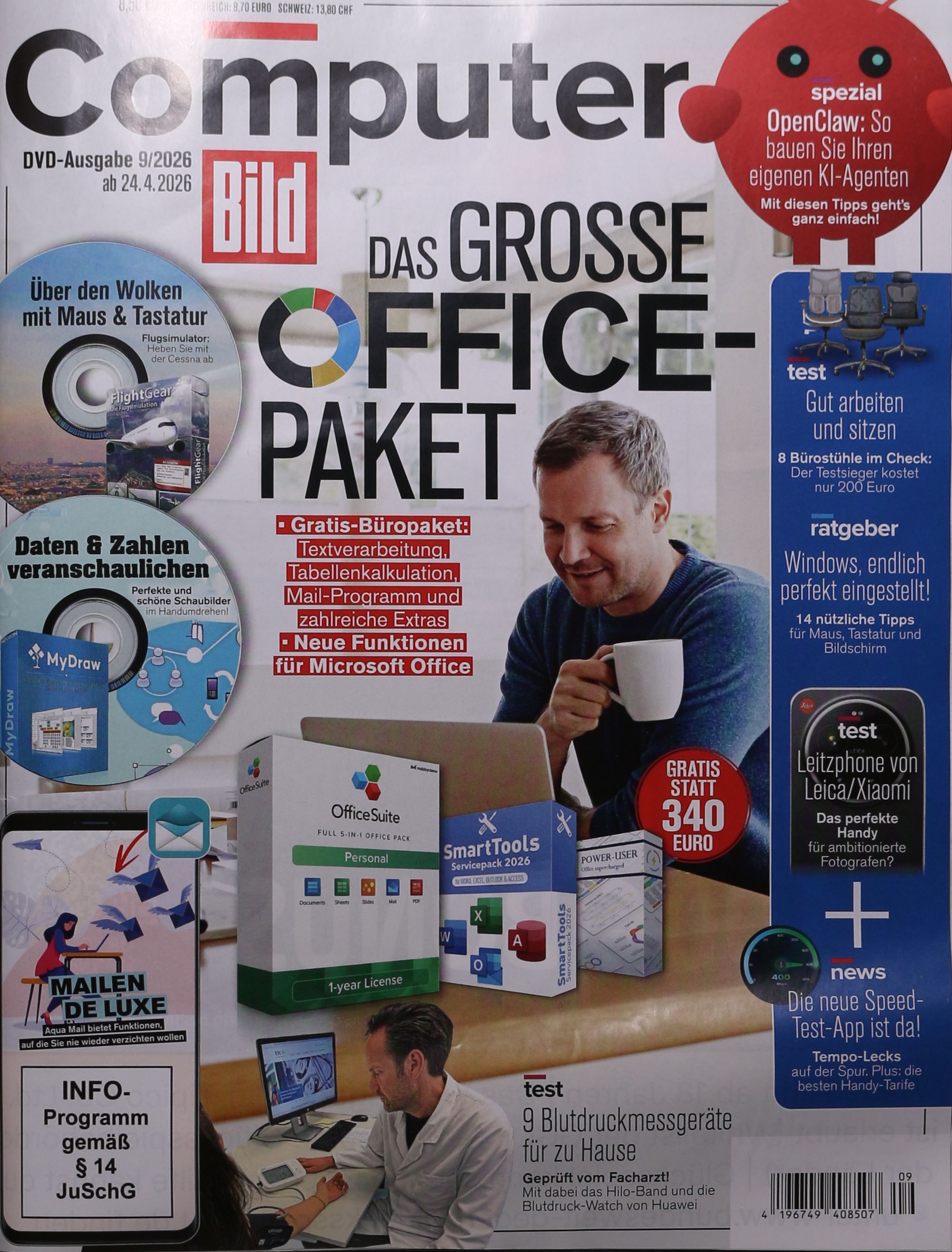 COMPUTER BILD + DVD 9/2026 - Zeitungen und Zeitschriften online